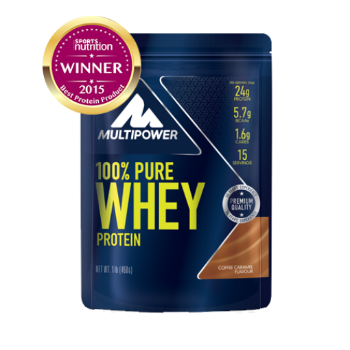 Εικόνα της 100% Pure Whey Protein - 450g - Καφέ Καραμέλα MPOWER