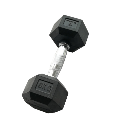 Εικόνα της Gantera hexagonala 6kg - Dumbbell 