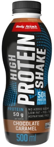 Εικόνα της High Protein Shake - "Σοκολάτα Καραμέλα 500ml