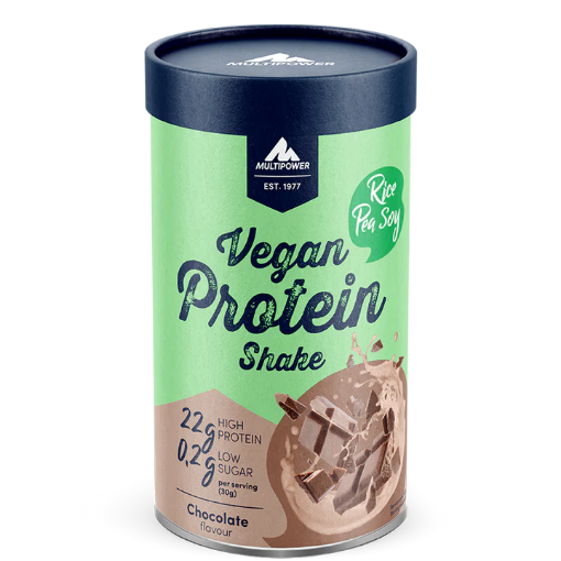 Εικόνα της Vegan Protein Shake 420g - Chocolate MultiPower