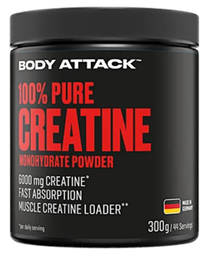 Εικόνα της Κρεατίνη 100% Σκόνη - 300g Body Attack