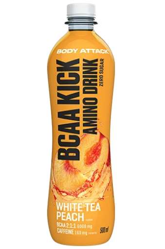 Εικόνα της BCAA KICK Λευκό Τσάι Ροδάκινο - 500 ml Body Attack