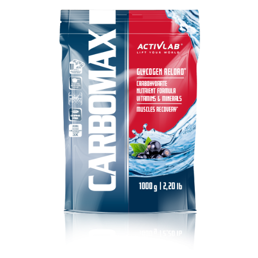 Εικόνα της CarboMax Energy 1000g - Μαύρη σταφίδα - ActivLab