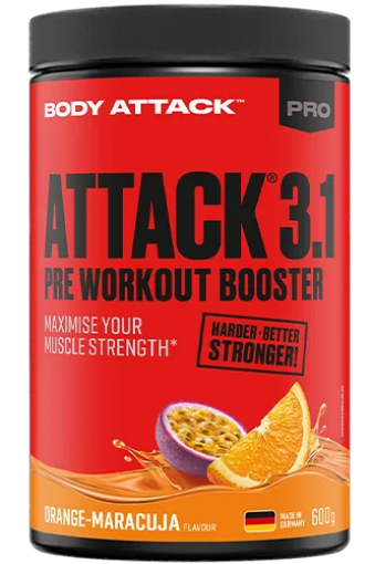 Εικόνα της PRE ATTACK 600G - ΠΡΑΣΙΝΟ ΜΗΛΟ BODY ATTACK