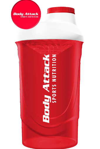 Εικόνα της ΚΟΚΚΙΝΟ-ΛΕΥΚΟ SHAKER 600 ML BODY ATTACK