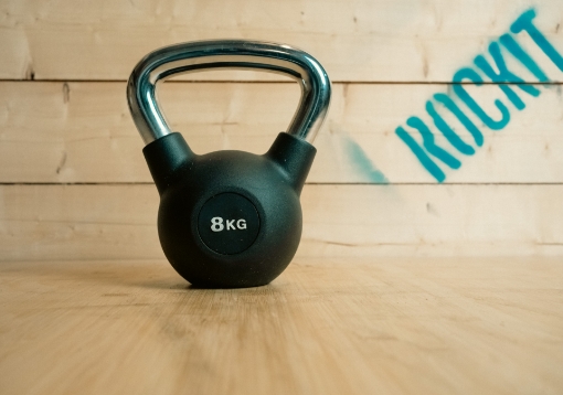 Εικόνα της Μαύρο Kettlebell 8 κιλά