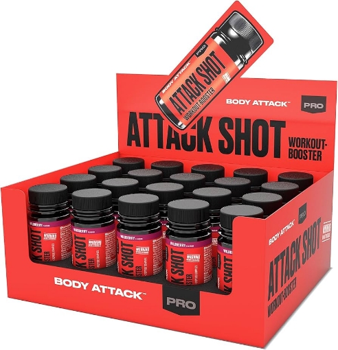 Εικόνα της ATTACK SHOTS 20 x 60ml - Wildberry