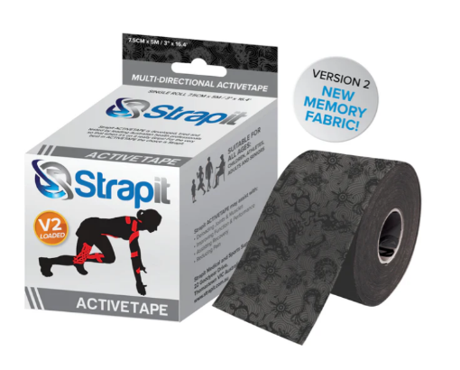 Εικόνα της DYNAMIC ACTIVETAPE 7,5CM x 5M  - ΜΑΥΡΟ