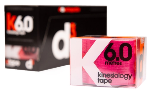 Εικόνα της K6.0 Ταινία Κινησιολογίας Ροζ 5 cm x 6 m - d3Tape